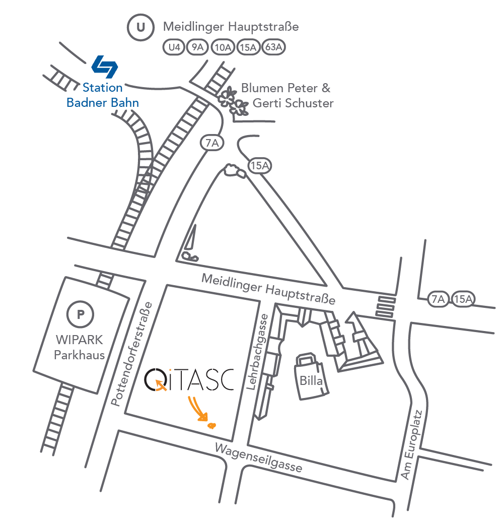 Location of QiTASC in Vienna, Austria